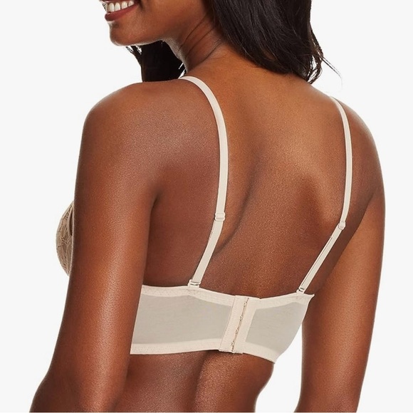 NEW!! Maidenform Pure Comfort Lace Longline Bralette Sz 38C - Picture 3 of 5